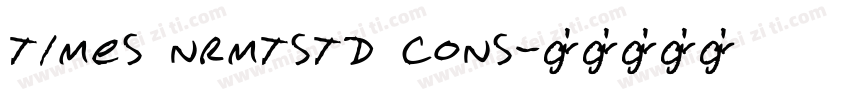 times nrmtstd cons字体转换